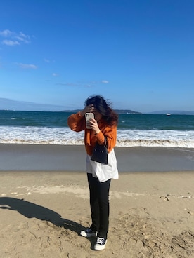 「SHEL'TTER ORIGINAL（シェルターオリジナル）のアイテム」を使った、ua🍒さん（レディース・156cm）の秋コーディネート