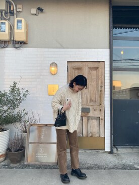 ua🍒さん（レディース・156cm）の冬コーディネート