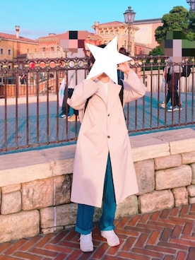 「USEDo（ユーズド）のアイテム（パンツ）」を使った、ぽっ。さん（メンズ・167cm）の春コーディネート