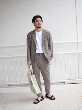 高野 恭平さん(メンズ・177cm)の夏コーディネート