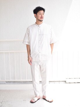 高野 恭平さん（メンズ・177cm）の夏コーディネート