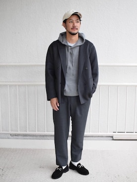 高野 恭平さん（メンズ・177cm）の秋コーディネート