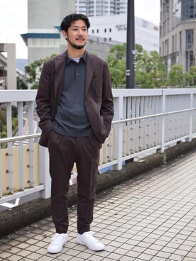 高野 恭平さん（メンズ・177cm）の秋コーディネート