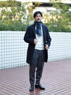 高野 恭平さん(メンズ・177cm)の冬コーディネート