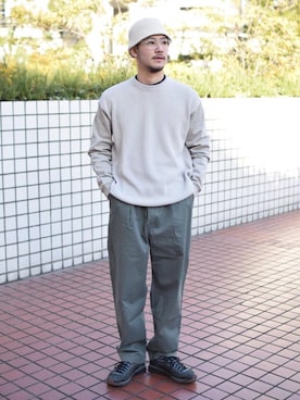 高野 恭平さん（メンズ・177cm）の冬コーディネート