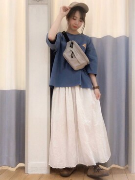 つぼもとまいさん(レディース・160cm)の春コーディネート