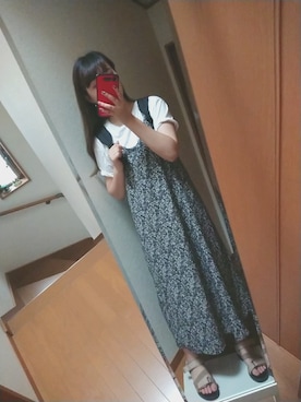 「アイテム（ワンピース/ドレス）」を使った、◤ゆぅきさん（レディース・159cm・10代）の夏コーディネート