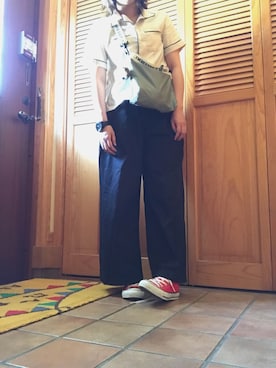 「外はねヘアー」｜skyinaさん（レディース・156cm）の夏コーディネート