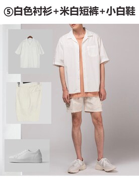 「HB（エイチビー）のアイテム」を使った、棕主さん（メンズ・175cm）の秋コーディネート