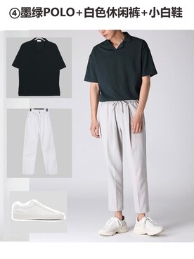 「HB（エイチビー）のアイテム」を使った、棕主さん（メンズ・175cm）の秋コーディネート