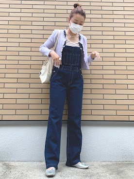 「WEGO（ウィゴー）のアイテム（バレエシューズ）」を使った、mioさん（レディース・163cm）の春コーディネート