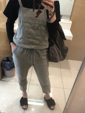 「寒かった」｜おかちゃんさん（レディース・163cm）の秋コーディネート