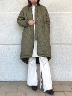 「Lui's（ルイス）のアイテム（その他アウター）」を使った、Nanami Ishikawaさん（レディース・164cm）の冬コーディネート