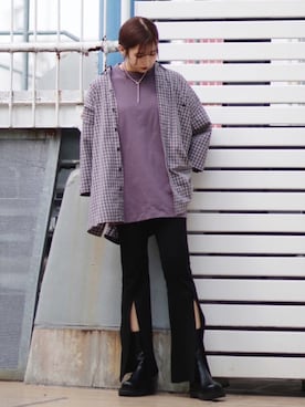 「ESSAY（エッセイ）のアイテム」を使った、Nanami Ishikawaさん（レディース・165cm）の春コーディネート