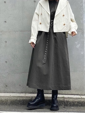 「Lui's（ルイス）のアイテム（ジャケット/アウター）」を使った、Nanami Ishikawaさん（レディース・165cm）の春コーディネート