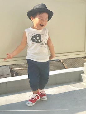 なつさん（キッズ・100cm）の夏コーディネート