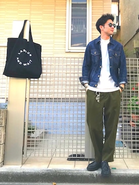 「SUNSHINE REEVES（サンシャインリーブス）のアイテム」を使った、ryo _kumamoto_さん（メンズ・178cm）の秋コーディネート