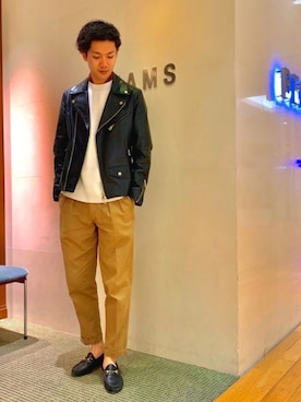 「BEAMS F（ビームスエフ）のアイテム（財布/小物）」を使った、ryo _kumamoto_さん（メンズ・178cm）の冬コーディネート
