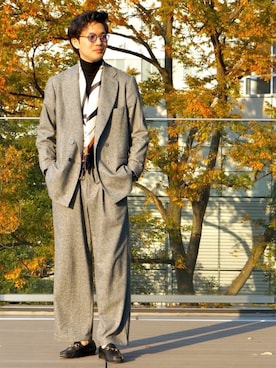 「m's braque（エムズブラック）のアイテム」を使った、ryo _kumamoto_さん（メンズ・178cm）の秋コーディネート