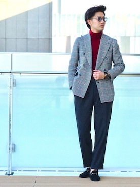 「GTA（ジーティーアー）のアイテム」を使った、ryo _kumamoto_さん（メンズ・178cm）の冬コーディネート