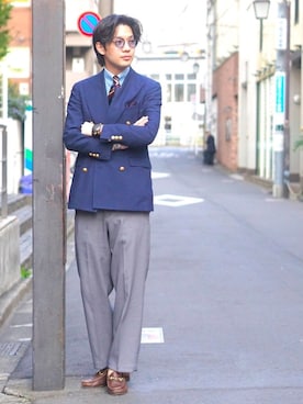 「BEAMS F（ビームスエフ）のアイテム」を使った、ryo _kumamoto_さん（メンズ・178cm）の春コーディネート