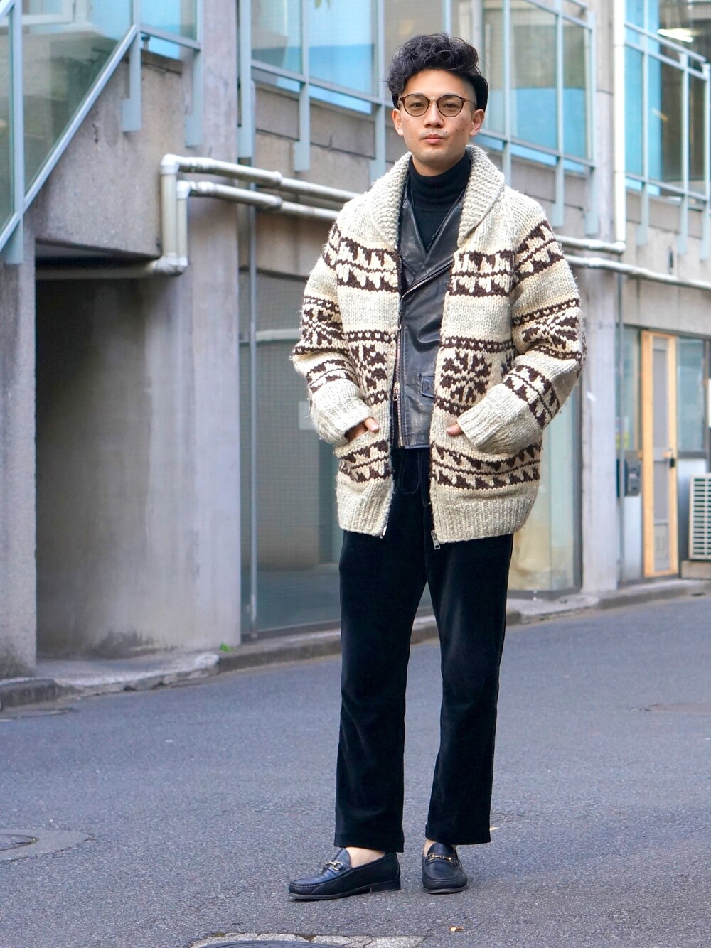 ryo _kumamoto_(BEAMS MEN)｜Gran Sassoのニット/セーターを使った