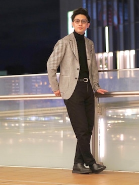 「BRILLA per il gusto（ブリッラペルイルグースト）のアイテム（ジャケット/アウター）」を使った、ryo _kumamoto_さん（メンズ・178cm）の冬コーディネート