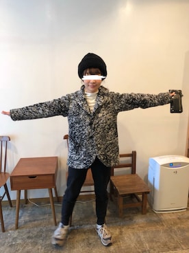 「Engineered Garments（エンジニアードガーメンツ）のアイテム（ジャケット/アウター）」を使った、chihiroさん（レディース・154cm）の冬コーディネート