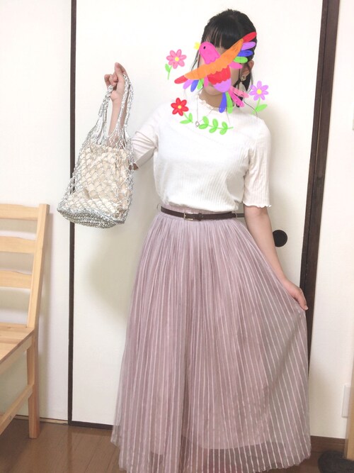 ひな子 しまむらのスカートを使ったコーディネート Wear