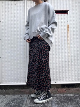 「MERCI（メルシー）のアイテム」を使った、えぐあやさん（レディース・155cm）の秋コーディネート