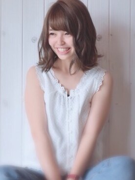 「chocomee（チョコミー）のアイテム（タンクトップ）」を使った、てぃえさん（レディース・159cm）の夏コーディネート