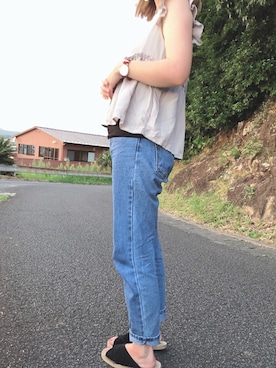 「ちょこみー」｜てぃえさん（レディース・159cm）の夏コーディネート