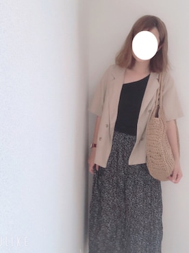 「ちょこみー」｜てぃえさん（レディース・159cm）の夏コーディネート