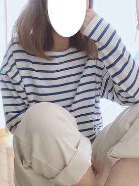 「chocomee（チョコミー）のアイテム（デニムパンツ）」を使った、てぃえさん（レディース・159cm）の秋コーディネート