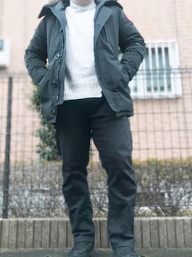 moumouさん（メンズ・170cm）の冬コーディネート