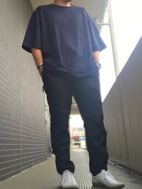 「Re（アールイー）のアイテム（アクセサリー）」を使った、moumouさん（メンズ・170cm）の夏コーディネート