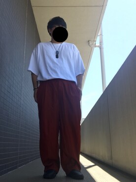 「Genri（ゲンリ）のアイテム」を使った、moumouさん（メンズ・170cm）の夏コーディネート