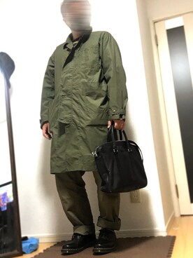 「Johnbull（ジョンブル）のアイテム（その他アウター）」を使った、moumouさん（メンズ・170cm）の春コーディネート