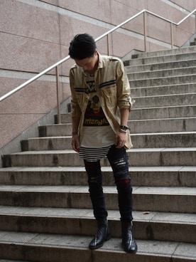 akihiro_okadaさん（メンズ・174cm）の夏コーディネート