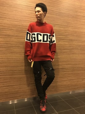 「GCDS」｜「アイテム（その他）」を使った、akihiro_okadaさん（メンズ・174cm）の夏コーディネート
