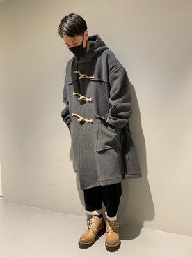 「KMRii（ケムリ）のアイテム（パンツ）」を使った、akihiro_okadaさん（メンズ・174cm）の秋コーディネート