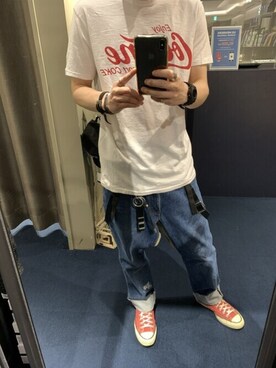 「johnson motors」｜akihiro_okadaさん（メンズ・175cm）の夏コーディネート