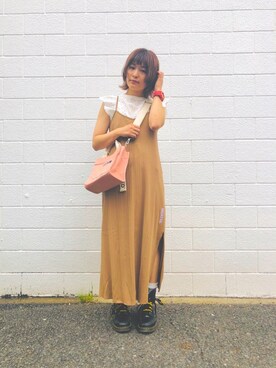 林 萌花さん（レディース・159cm）の夏コーディネート