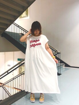 林 萌花さん（レディース・159cm）の夏コーディネート