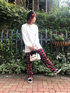 林 萌花さん（レディース・159cm）の秋コーディネート