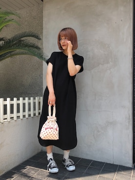 林 萌花さん(レディース・159cm)の夏コーディネート