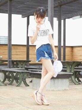 girlydollさん（レディース・156cm）の夏コーディネート