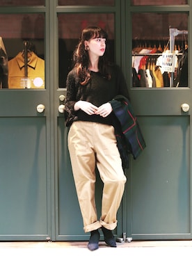 「Doula Doula（ドゥーラドゥーラ）のアイテム（パンツ）」を使った、girlydollさん（レディース・164cm）の秋コーディネート