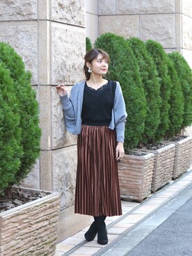 girlydollさん（レディース・160cm）の冬コーディネート