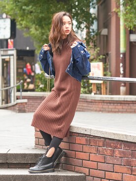 「Doula Doula（ドゥーラドゥーラ）のアイテム（レッグウェア）」を使った、girlydollさん（レディース・158cm）の冬コーディネート